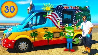 Gecko and Mr Tees Ice Cream Truck  Geckos Real Vehicles  Ice Cream Truck For Children [upl. by Ollehto]