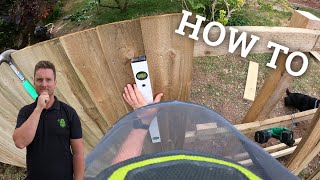 How to Install Feather Edge Fence like a Pro [upl. by Marbut]