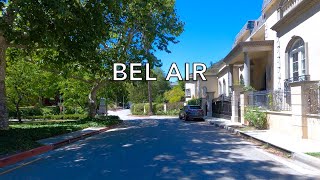 4K Bel Air  Bellagio Rd Chalon Rd Los Angeles West Gate Mansions ASMR Real Estate [upl. by Ellenar]