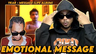 Y KAR x ‪RAYAN  MESSAGE  LIFE ALBUM   REACTION [upl. by Mirabella]