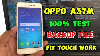 Oppo A37M After Flash Touch Not Work  Oppo A37M Logo Hang or Dead Boot Null imei Repair Flash File [upl. by Bekaj]