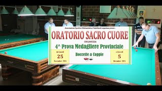 4 Prova Medagliere Provinciale Bergamo Boccette a Coppie [upl. by Karim]