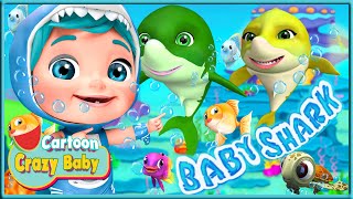 Baby Shark Dance 🦈💃 babyshark Most Viewed Video  Animal Songs  Viola Coco Crazy Preeschool Baby [upl. by Winfrid]