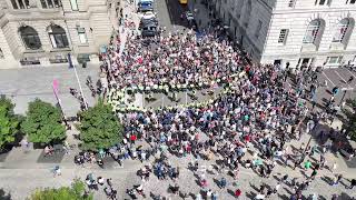 Protest in liverpool save our kids for southport [upl. by Delaine117]