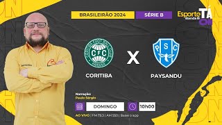 AO VIVO  CORITIBA x PAYSANDU 0707 [upl. by Ilojne]