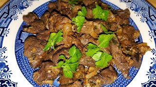 How To Make Mediterranean Lamb Liver Easy And Simple [upl. by Angus247]