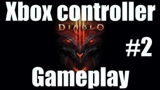 How to play Diablo 3 with an Xbox 360 controller Part 22 gameplay [upl. by Eidnarb]