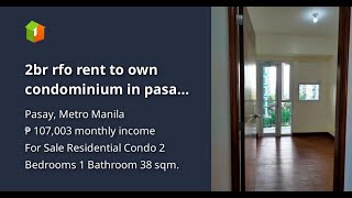 2br rfo rent to own condominium in pasay palm beach west near mall of asia pasay [upl. by Aidas]