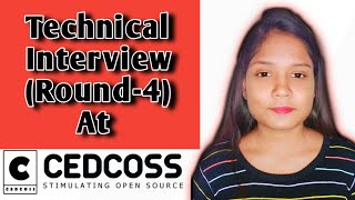 Cedcoss Interview  Cedcoss Technical Interview  Cedcoss Final Round [upl. by Jaella]