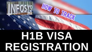 H1B status tracking  Track h1b cap registration infosys  Infosys H1B cap registration infosys [upl. by Anua]