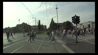 Cabview Oslo Tramway Line 19 Ljabru  Majorstuen with SL18 tram [upl. by Barayon]