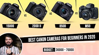 Best Canon DSLR amp Mirrorless Cameras For Beginners In 2020 Hindi [upl. by Ten]