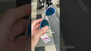 Oakley Frogskins XS  Polished Clear  Prizm Sapphire  OJ90061553 [upl. by Aslin948]