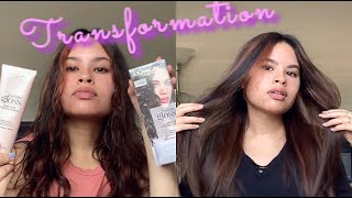 L’Oréal Le Color Gloss ON 300 HAIR  Review [upl. by Eillehs516]