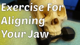 Stop Jaw ClickingPopping TMJ With This Exercise  Fix with Jaw Tracking  A Simple Exercise [upl. by Laurinda667]