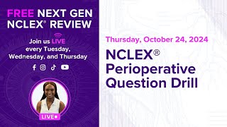 NCLEX® Perioperative Question Drill [upl. by Sisenej]