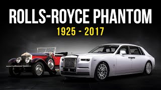 RollsRoyce Phantom Evolution 19252017 [upl. by Ativ108]