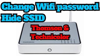 Changing the wireless password on your Technicolor TG582n router 2015 [upl. by Negrom]