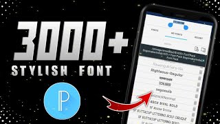 3000 fonts for pixellab 2022  Stylish english fonts pack download  pixellab Font Download 2022 [upl. by Broddy]