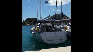 quotLady Katerinaquot Bavaria 46 Cruiser for charter Ionian Islands Greece with Nisos Yacht Charter [upl. by Airuam645]