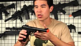 Airsoft GI  KJW MK1 NonBlowback Gas Pistol Gun Review [upl. by Lenwood]