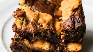 BROOKIES Recipe  Brownies cookie recipe [upl. by Eikcor]