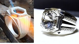 how to make a signet ring how to make jewelry [upl. by Jehovah957]