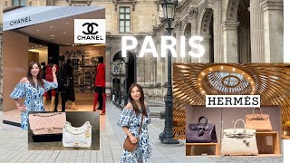 Paris Shopping Vlog I Paris Hermes Sevres I Chanel New Collection I Louis Vuitton New Bags [upl. by Cowles]