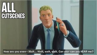 ALL CUTSCENES FROM FORTNITE DOOMSDAY EVENT  Agent Jonesy Season 3 [upl. by Ayotnom]