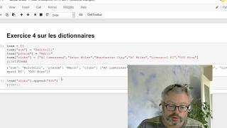 Python  Correction C1P34Ex4  Les dictionnaires [upl. by Maharg]