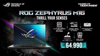 ROG Zephyrus M16 GU603  Product video [upl. by Supmart789]