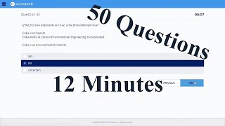 Beat the Clock Rock the Test 50 WONSCORE Questions in 12 Minutes [upl. by Osbourn967]