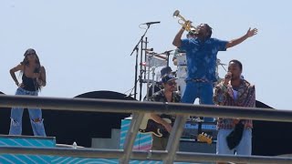 Anderson Paak Performs Fake Concert for Paralympics Opening Ceremony at Venice Skatepark [upl. by Etna]