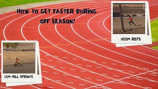 How to Get Faster in the Off Season  Week of 400m Training [upl. by Enigroeg]