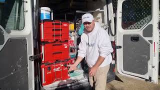 Milwaukee Packout Drawers for the Drywall Worker Van [upl. by Anna]