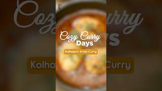 Spice up your CozyCurryDays with the irresistible Kolhapuri Anda Curry 👌👌 ytshorts [upl. by Okiman]