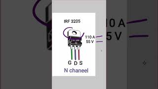 irf3205mosfet electroniccomponent education circuittesting [upl. by Marena341]