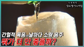 매일 밤 집에서 한잔 하는 사람🤚 매일 마시는 한잔 술 괜찮을까 당뇨와 알콜🍶 여성이 음주에 더 취약한 이유  KBS 131211 방송 [upl. by Nylyak]