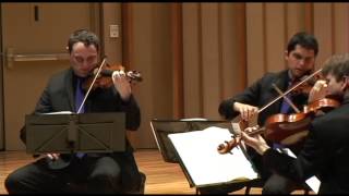 Calidore String Quartet  Schubert Quartettsatz D 703 [upl. by Arymat]