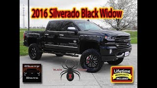 2016 Silverado Black Widow Special Edition Review SOLD [upl. by Yhtommit]