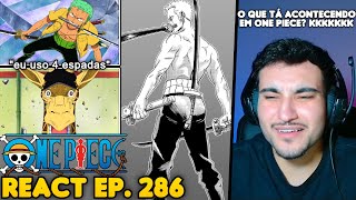 A LUTA MAIS HÉTERA DE ONE PIECE React One Piece EP 286 [upl. by Natsrik124]