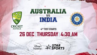 The ToughestRivalry moves to Melbourne 🇦🇺🔥🇮🇳 AUSvINDOnStar 4th Test 👉 THU 26 DEC 430 AM [upl. by Starlene]