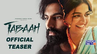 Tabaah Official Teaser  Parmish Verma  Wamiqa Gabbi  New Punjabi Movies  Chardikla Time TV [upl. by Nuris532]