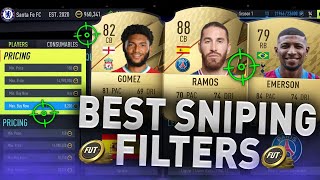 BEST SNIPING FILTERS 1 😍 MAKE 100K QUICKLY FIFA 22 BEST SNIPING FILTERS TO MAKE COINS FIFA22 [upl. by Yerd]