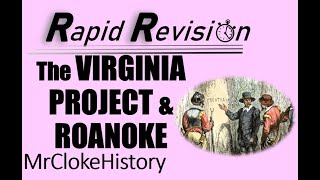 GCSE History Rapid Revision The Virginia Project  Why did Roanoke Fail [upl. by Goer]