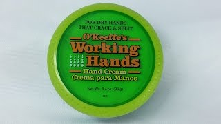 OKeeffes Working Hands Cream Review [upl. by Einwahs785]