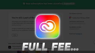 How To Get Full Refund after Cancelling Adobe Subscription EASY WAY [upl. by Meggy]