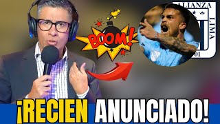 😎💣SE INCENDIÓ MATUTE¡LA FICHAJE QUE LOS HINCHAS NO ESPERABAALIANZA LIMA NOTÍCIAS ALIANZA LIMA HOY [upl. by Trueman]