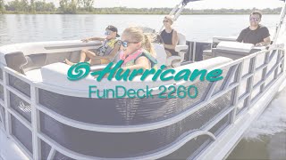 Hurricane Boats  FunDeck 2260 [upl. by Sirrad]