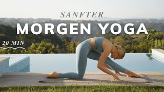 Sanfter Morgen Yoga Flow  aktivieren amp dehnen  mit positiver Energie in den Tag starten [upl. by Fedora]